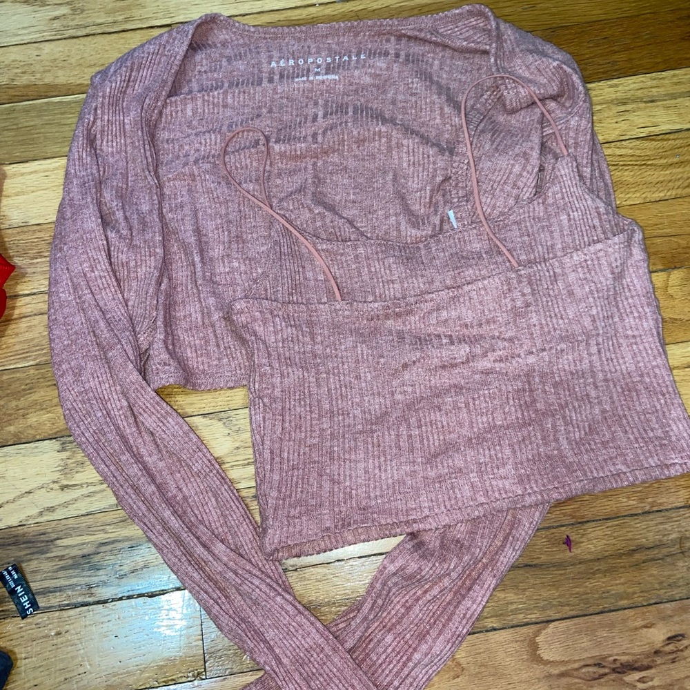 Aeropostale Tank top/ cover layer Pink set